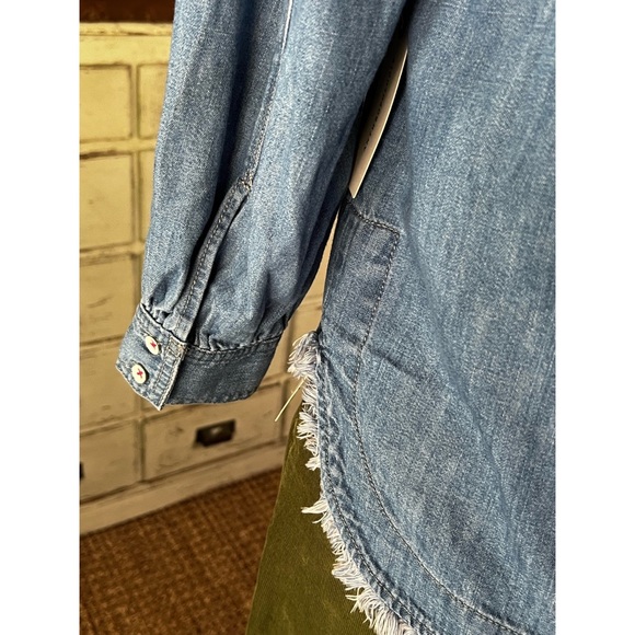 Anthropologie Pilcro Tie Neck Blouse XXS - Picture 8 of 16